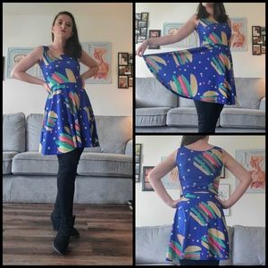 Hamburger 🍔 print dress